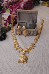 Gold Plated Bakuli Haar - Long Necklace