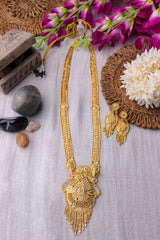 Gold Plated Bridal Long Necklace