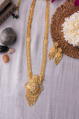 Gold Plated Bridal Long Necklace