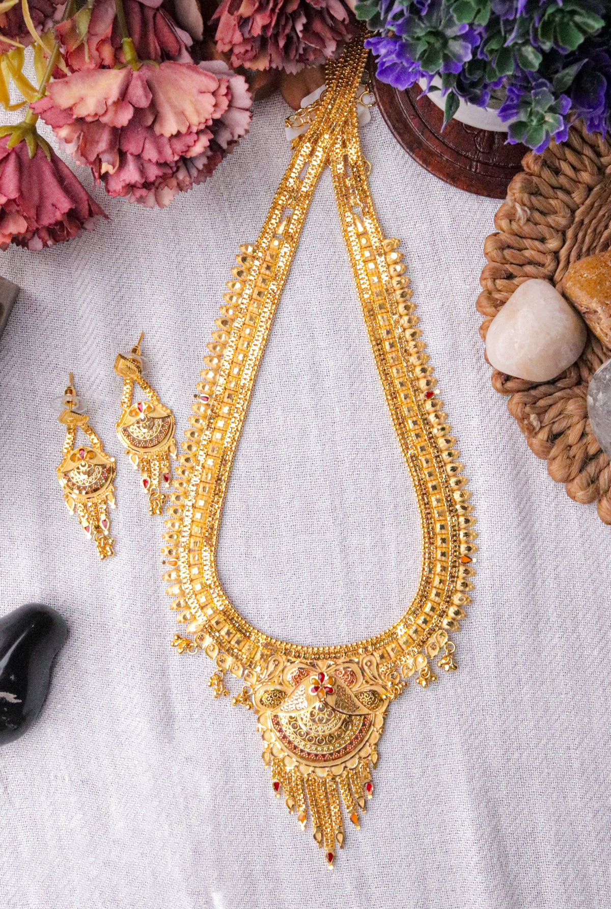 Gold Plated Heavy Long Necklace