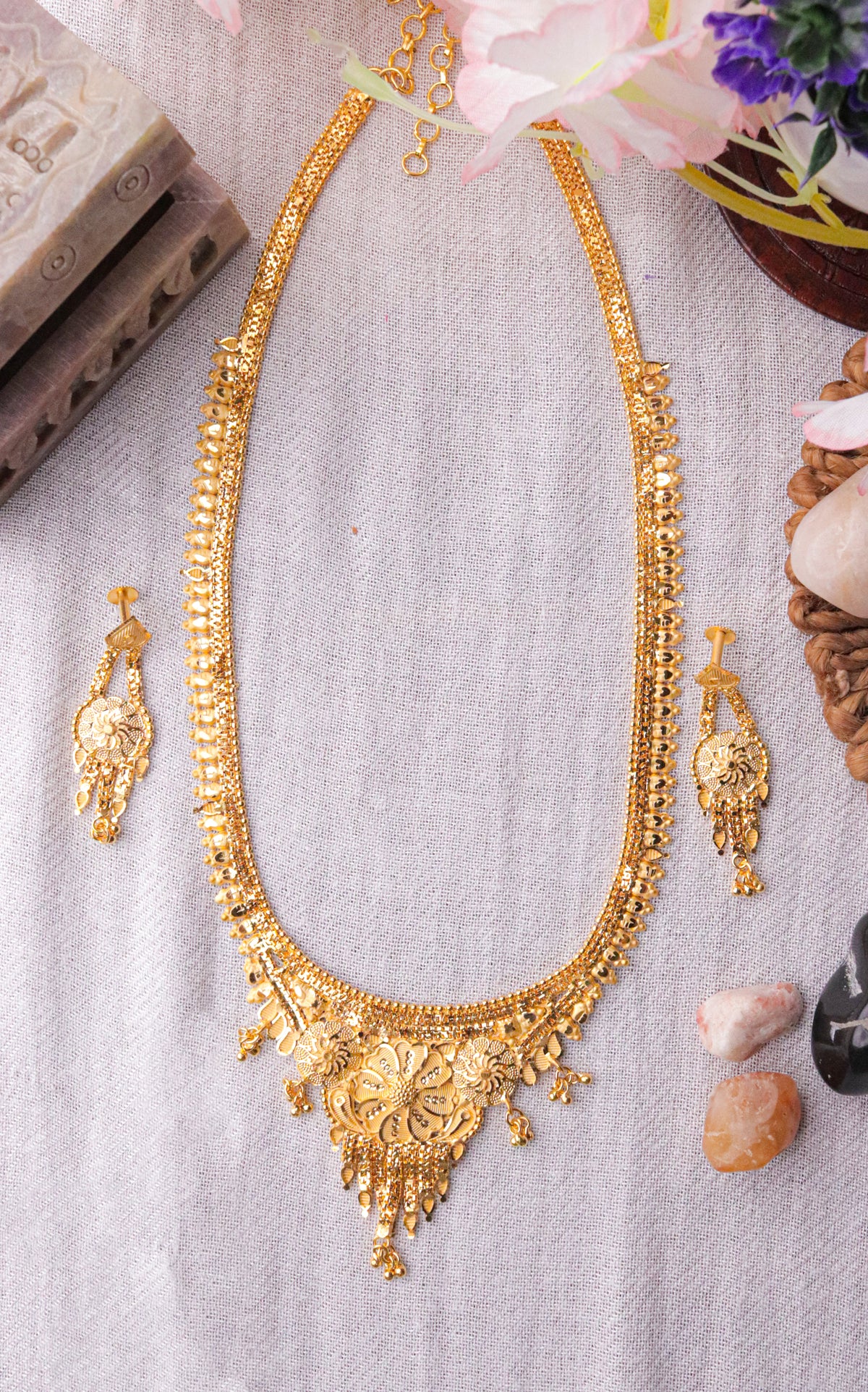 Gold Plated Long Necklace